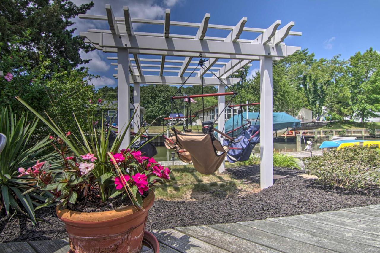 Canal-Front Ocean City Getaway With Deck And Dock! 奥申派因斯 外观 照片